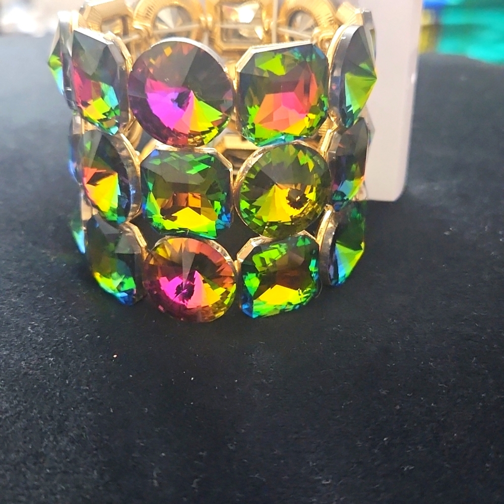 Colorful Big Gem Bracelet